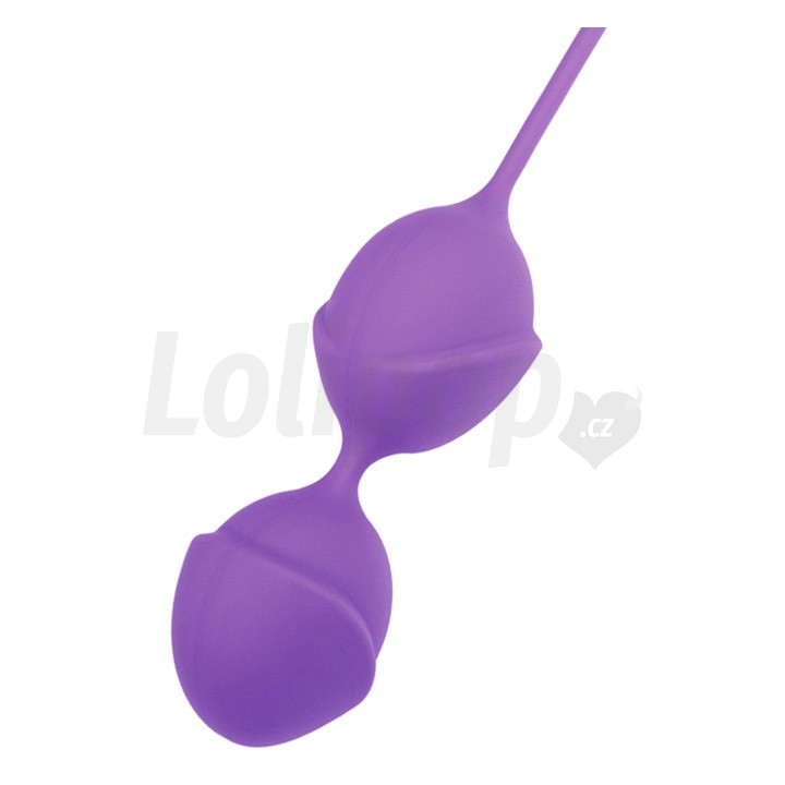 Delight Pussy Lichee Silicone fialové kuličky