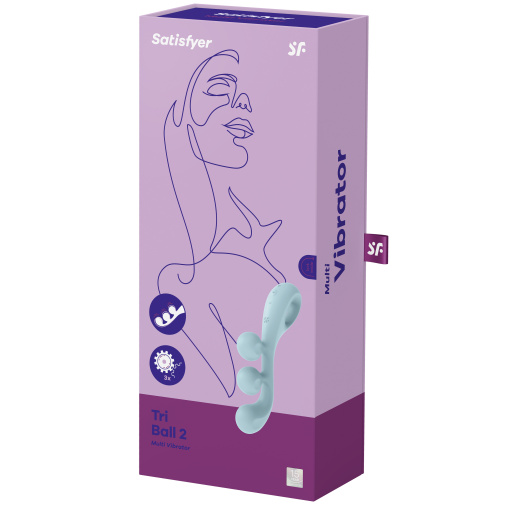 Satisfyer Tri Ball 2 je vibrátor ve tvaru propojených kuliček určený nejen na vagínu, klitoris a zadeček, ale i na partnerovo penineum, varlata či žalud. Nabízí až 50 kombinací vibrací.