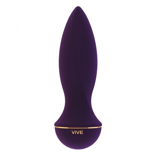 Luxusní silikonový vibrátor/kolík Vive Zesiro fialový