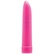 Jednoduchý růžový vibrátor z tvrzeného plastu s délkou 14 cm.